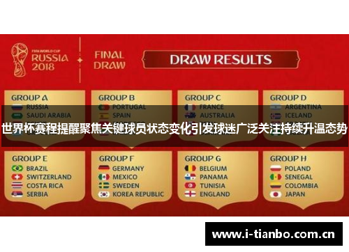 世界杯赛程提醒聚焦关键球员状态变化引发球迷广泛关注持续升温态势